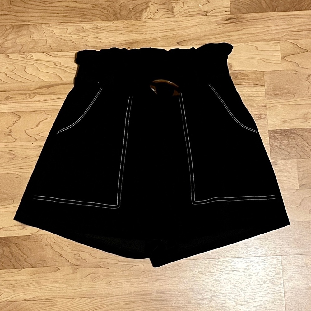 ASOS Black High Waist Shorts